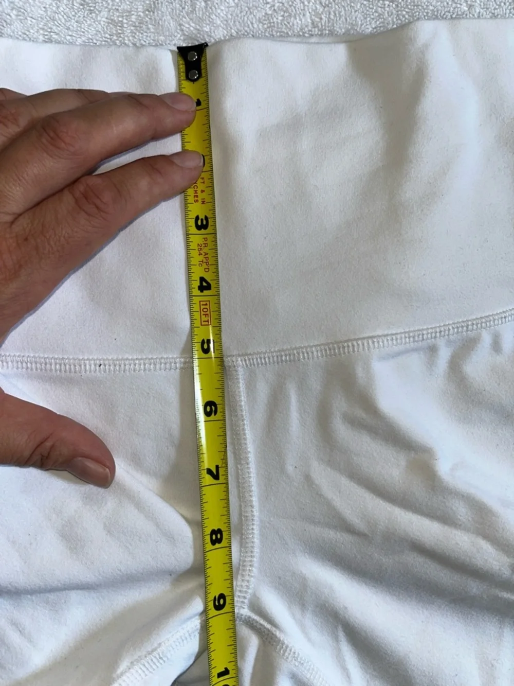 ALO Yoga White High-Waist Ribbed Mesh Leggings, Women’s Sz XS